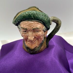 Royal Doulton Miniature Character/Toby Jug 'Auld Mac' 3 1/2" tall
